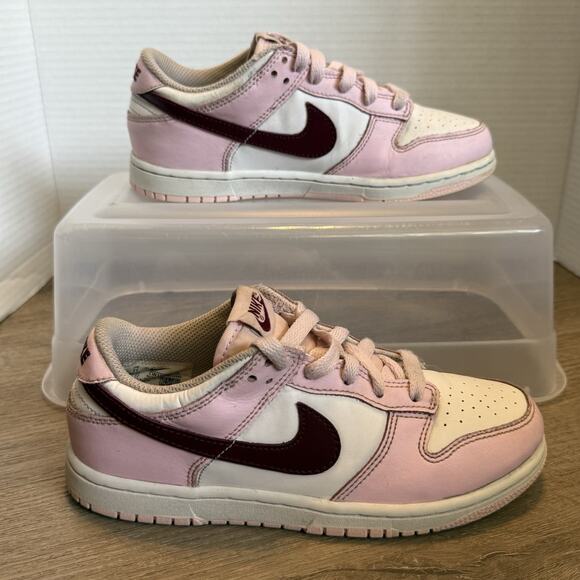 Nike Dunk Low PS “Pink Foam” Dark Beetroot / White CW1588-601 Size 3Y Pre-owned - Picture 6 of 10